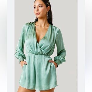 Francesca’s satin romper
